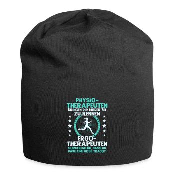 Physiotherapeut Ergotherapeut Physiotherapie Ergot - Jersey-Beanie - Schwarz - Vorne
