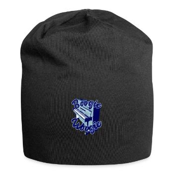 Boogie Woogie Piano Design - Jersey Beanie - black - Front