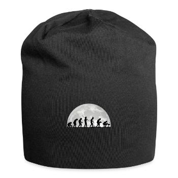 Evolution Geek Computer Programmierer Geschenk - Jersey-Beanie - Schwarz - Vorne
