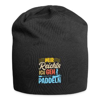 Stand Up Paddling Mir Reichts Ich Geh Paddeln SUP - Jersey-Beanie - Schwarz - Vorne