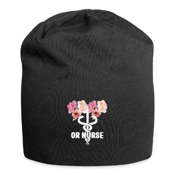 Infirmière en chirurgie Infirmière en chirurgie Infirmière en chirurgie - Bonnet en jersey - noir - Devant