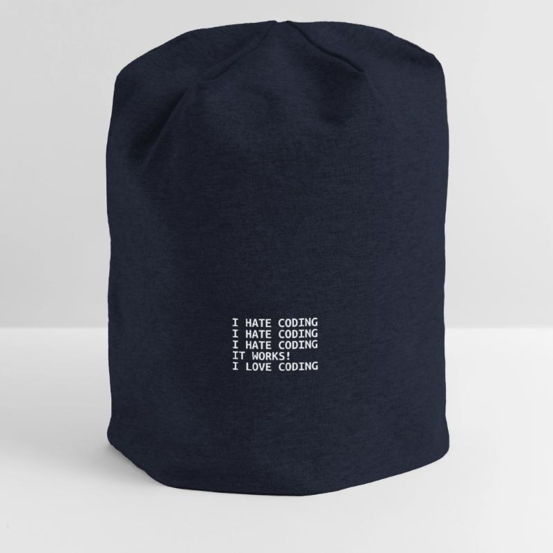 I Hate Coding Software Developer Programming Jersey Beanie