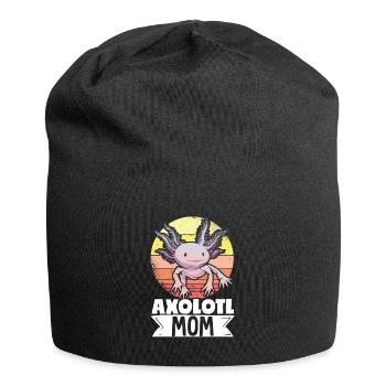 Axolots Lover Pet Animal Axolotl - Jersey-Beanie - Schwarz - Vorne