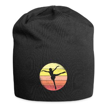 Figure Skater Ice Skating Dancing - Jersey-Beanie - Schwarz - Vorne