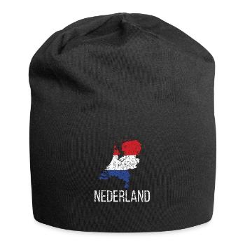 Dutch Netherlands Dutch roots - Jersey Beanie - black - Front