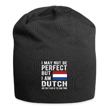 Dutch Netherlands Dutch origin - Jersey Beanie - black - Front