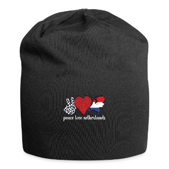 Dutch Netherlands Dutch roots - Jersey Beanie - black - Front