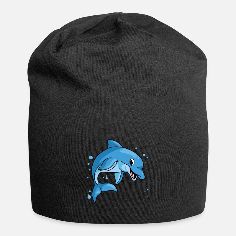 Dauphin Dauphin - Bonnet en jersey - noir