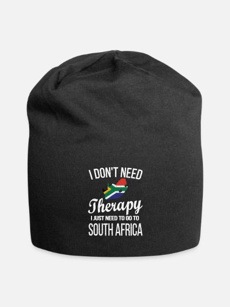 Afrique du Sud Drapeau Afrique du Sud Origine Afrique du Sud - Bonnet en jersey - noir