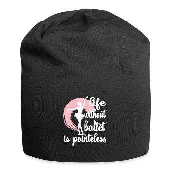 Cadeau de danseuse de ballet ballerine danseuse de ballet - Bonnet en jersey - noir - Devant