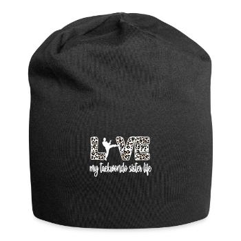 Fière Taekwondo Sœur Taekwondo Sœur - Bonnet en jersey - noir - Devant