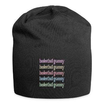 Grammy Oma Von Basketballspieler Basketball Grammy - Jersey-Beanie - Schwarz - Vorne
