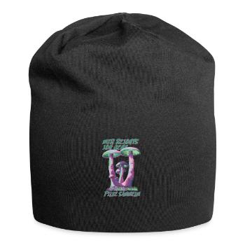 Mir reichts Champignons Ranger Pilzsucher - Jersey-Beanie - Schwarz - Vorne