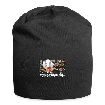 Meme Oma Eines Baseballspieler Baseball Meme - Jersey-Beanie - Schwarz - Vorne