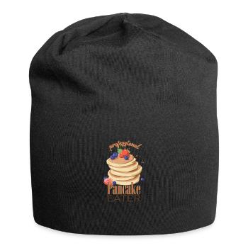 Mangeur de crêpes Amateurs sucrés de dent sucrée - Bonnet en jersey - noir - Devant