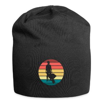 Construction worker - Jersey Beanie - black - Front