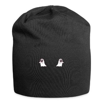Kleine süße Gespenster Halloween Geist Nacht - Jersey-Beanie - Schwarz - Vorne