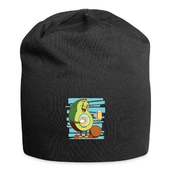 Avocado beer belly beer lovers avocado lovers - Jersey Beanie - black - Front