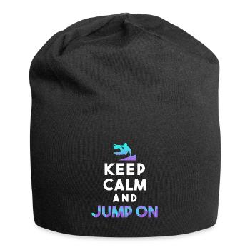 Parkour Freerunning Traceur - Jersey-Beanie - Schwarz - Vorne
