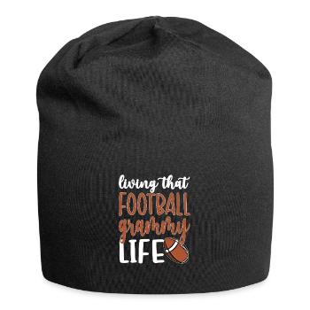 Football Grammy Grandma Of Football Player Grammy - Jersey Beanie - black - Front