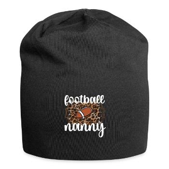 Football Nanny Grandma Of Football Player Nanny - Jersey-Beanie - Schwarz - Vorne