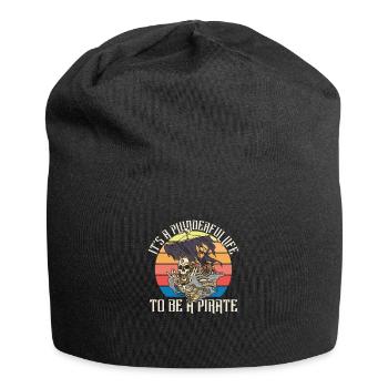 La vie d’un pirate Crâne Pirates - Bonnet en jersey - noir - Devant