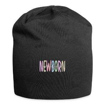 Beste Neugeborenen-Krankenschwester Geschenk - Jersey-Beanie - Schwarz - Vorne