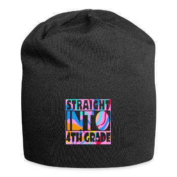 Directly into the 4 grade student schoolgirl - Jersey Beanie - black - Front