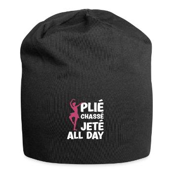 Pliè Chassè Jetè All Day Ballerina - Jersey-Beanie - Schwarz - Vorne