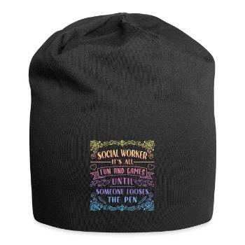 School Social Work Month - Jersey Beanie - black - Front