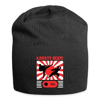 Karate Black Belt Gi Uniform - Jersey-Beanie - Schwarz - Vorne