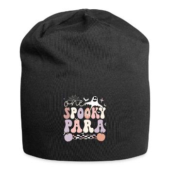 Paraprofessional Halloween Para Teacher Parapro - Jersey Beanie - black - Front