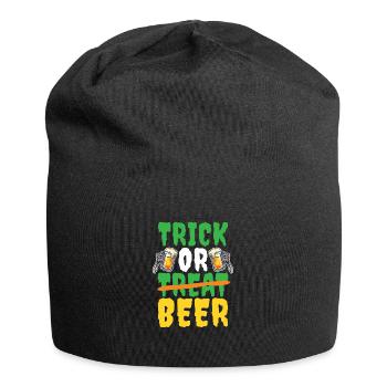 Trick Or Beer Halloween Costume Beer Lovers - Jersey Beanie - black - Front