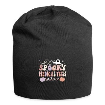 Medical Tech Halloween Med Lab Technologist Cadeaux - Bonnet en jersey - noir - Devant