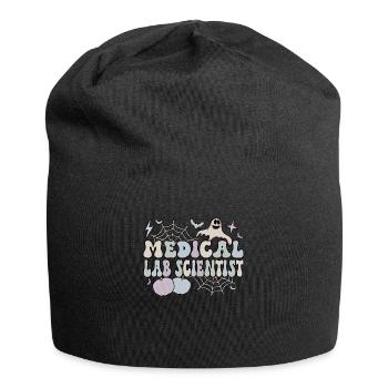 Medical Lab Scientist Halloween Medical Lab Gift - Jersey-Beanie - Schwarz - Vorne
