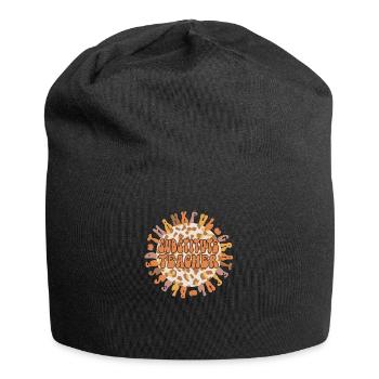 Substitute Teacher Thanksgiving School Sub Teacher - Jersey-Beanie - Schwarz - Vorne