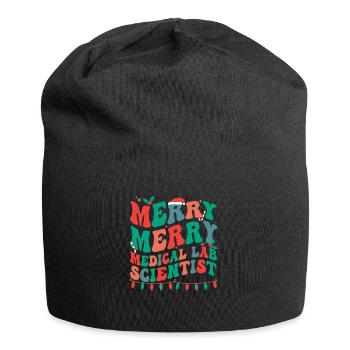 Medical Lab Scientist Christmas Medical Lab Xmas - Jersey-Beanie - Schwarz - Vorne