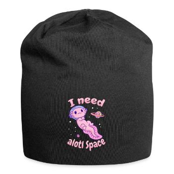 J’ai besoin d’Alotl Space Axolotl - Bonnet en jersey - noir - Devant