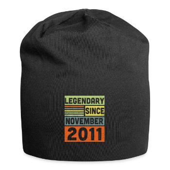 Legendary Since November 2011 11. Geburtstag - Jersey-Beanie - Schwarz - Vorne