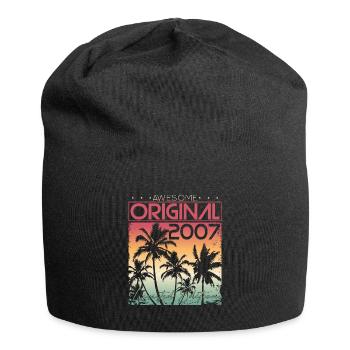 Original 2007 Vintage cadeau d’anniversaire vintage - Bonnet en jersey - noir - Devant