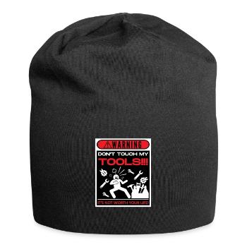 Don't touch my tools - Jersey Beanie - black - Front