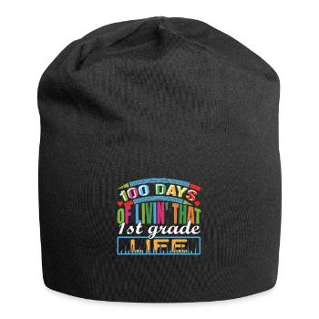 100 jours Livin' cette célébration de la vie de 1ère classe - Bonnet en jersey - noir - Devant