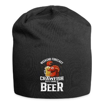 Crawfish Cajun & Crawfish Lobster Cooking - Jersey Beanie - black - Front