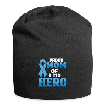 Diabetes Awareness Blue Diabetes Band Diabetes - Jersey Beanie - black - Front