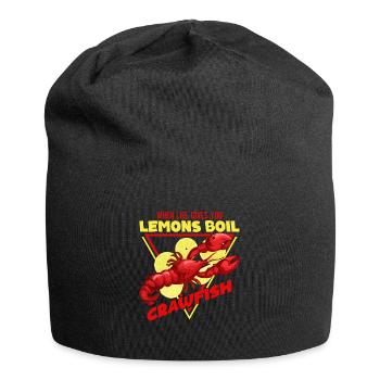 Crawfish Cajun & Crawfish Lobster Cooking - Jersey Beanie - black - Front