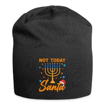 Chanukka Hanukka Dreidel Jüdisches Fest - Jersey-Beanie - Schwarz - Vorne