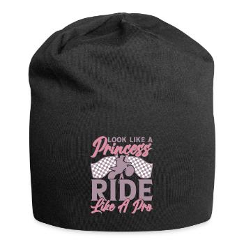 Motocross Girls Motocross Offroad Dirt Bike - Jersey Beanie - black - Front