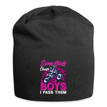 Motocross Girls Motocross Offroad Dirt Bike - Jersey Beanie - black - Front