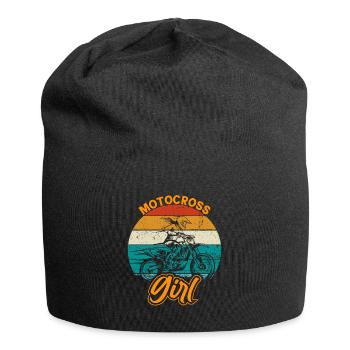 Motocross Girls Motocross Woman Offroad Motorcycle - Jersey Beanie - black - Front