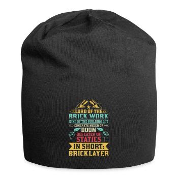 Masonry, masonry, bricklayer, apprentice, mason, master - Jersey Beanie - black - Front
